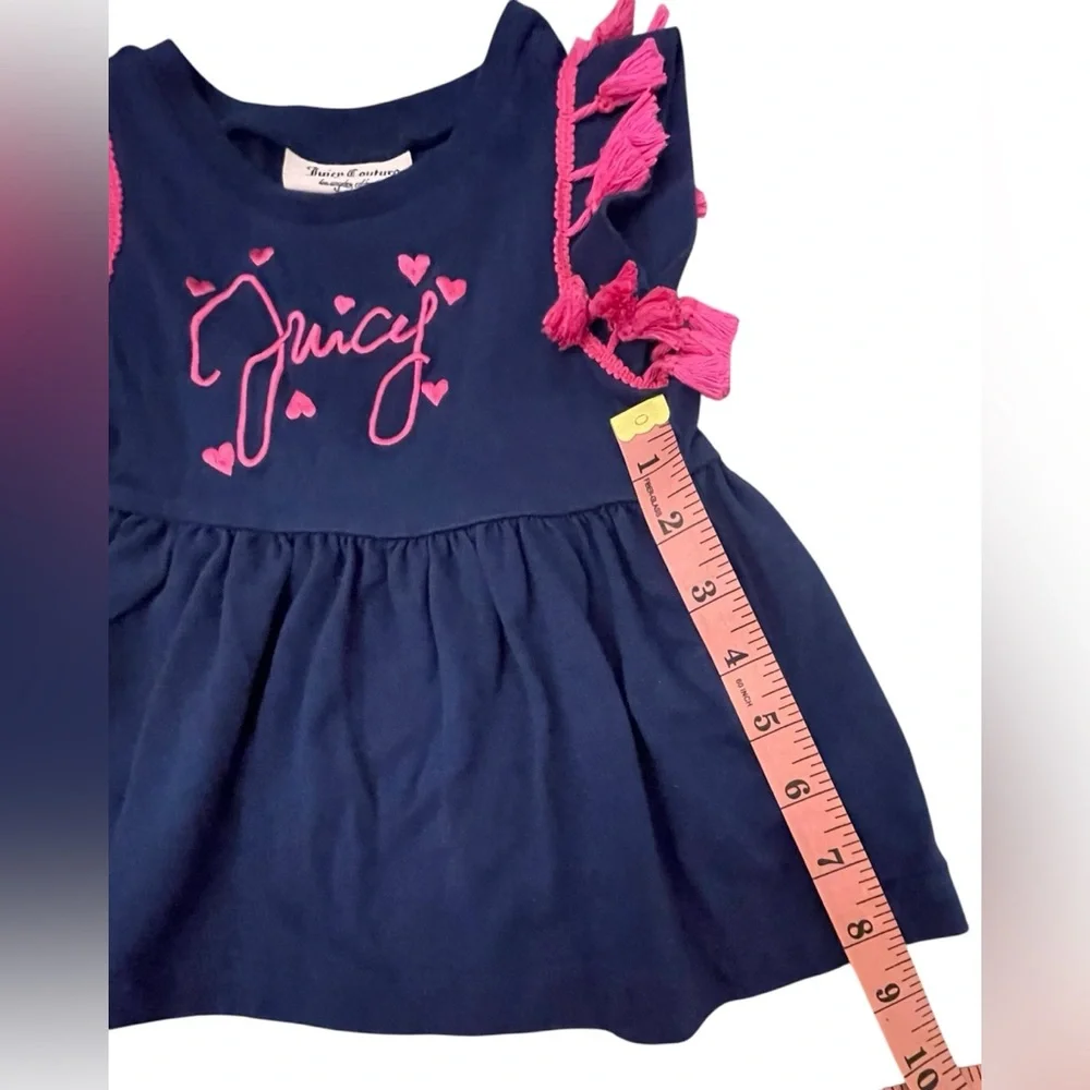 Juicy Couture Navy Dress with Pink Accents